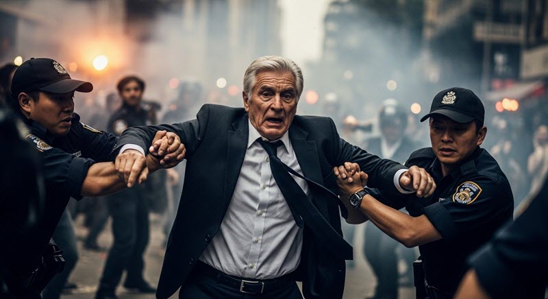 Día del abogado víctima del terrorismo de Estado - Abogado siendo arrestado